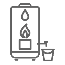 Hydronics heating and domestic hot water Icon